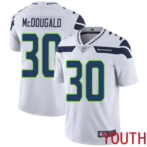Seattle Seahawks Limited White Youth Bradley McDougald Road Jersey NFL Football 30 Vapor Untouchable